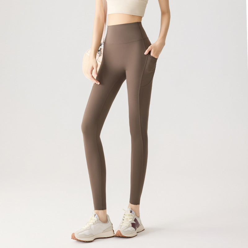 Cool Feeling Quick-drying Ultra-high Waist Abdomen Pants