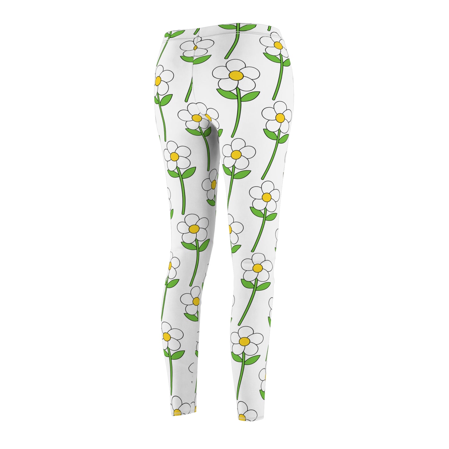 Floral Print Women's Leggings - Comfortable Casual Wear