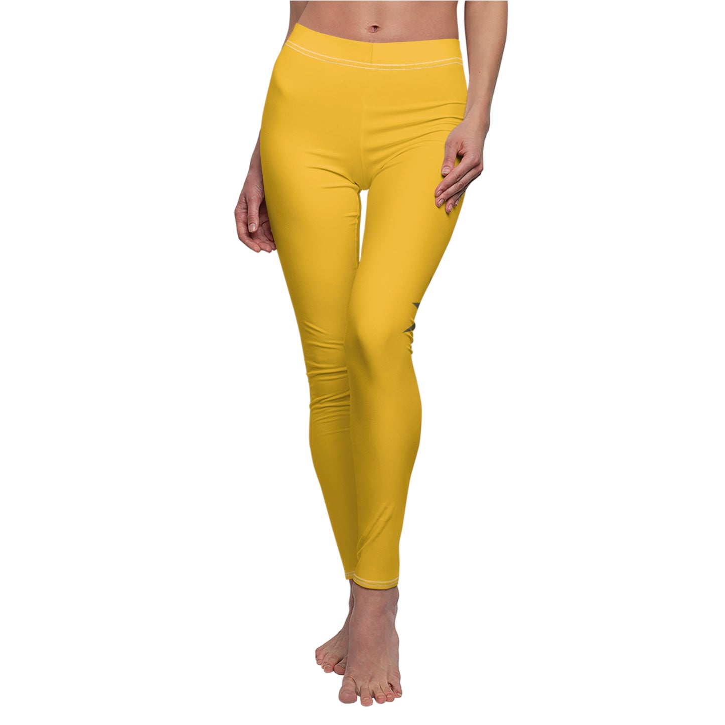 Yellow Starburst Leggings — Women's Casual AOP Leggings