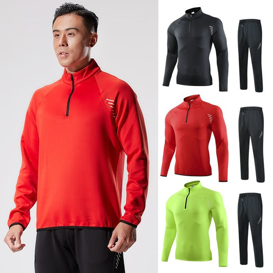 Half Zipper Workout Outdoor Running Quick-drying Clothes