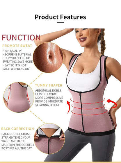 Sports Workout Sweating Clothes Women's Body Shaping Yoga Vest