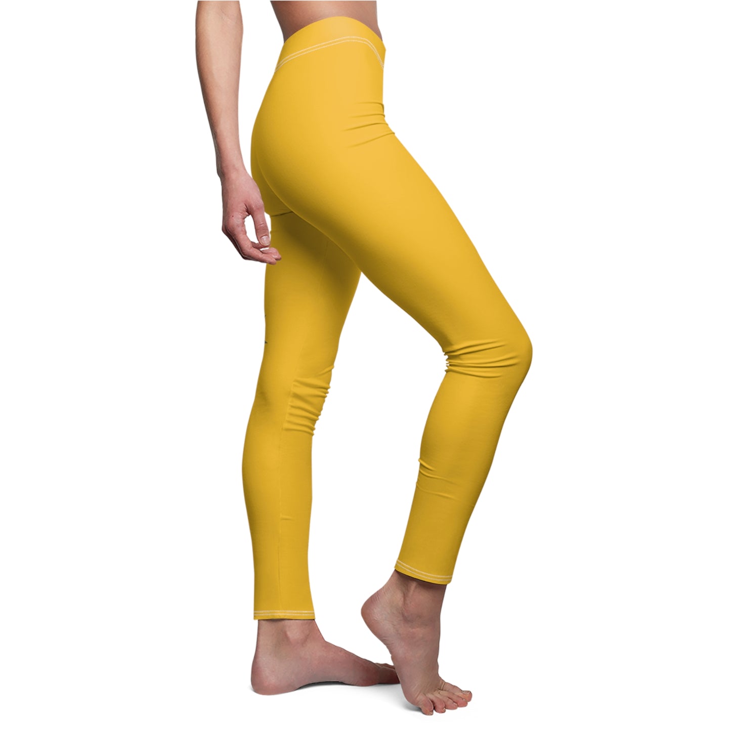 Yellow Starburst Leggings — Women's Casual AOP Leggings