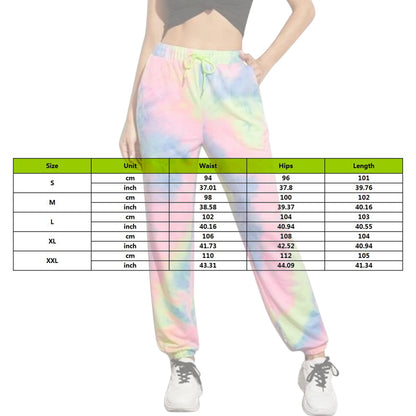 Tie-dye fashion casual pants
