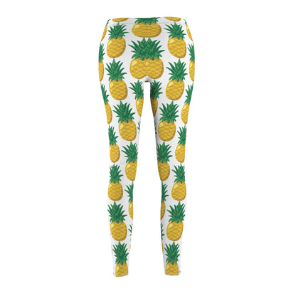 Tropical Pineapple Print Leggings