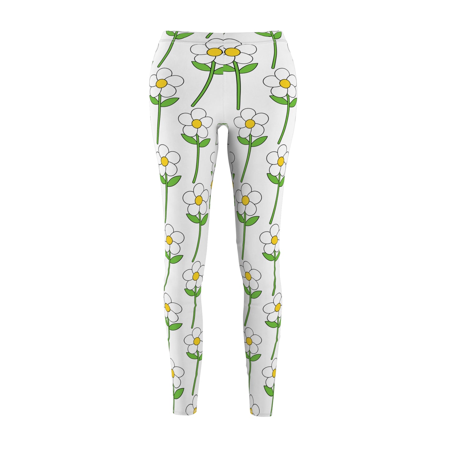 Floral Print Women's Leggings - Comfortable Casual Wear