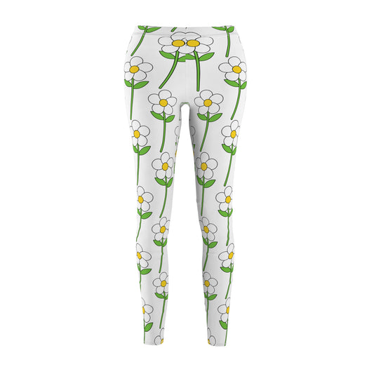 Floral Print Women's Leggings - Comfortable Casual Wear