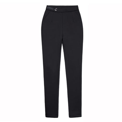 New winter stretch lamb velvet women's pants