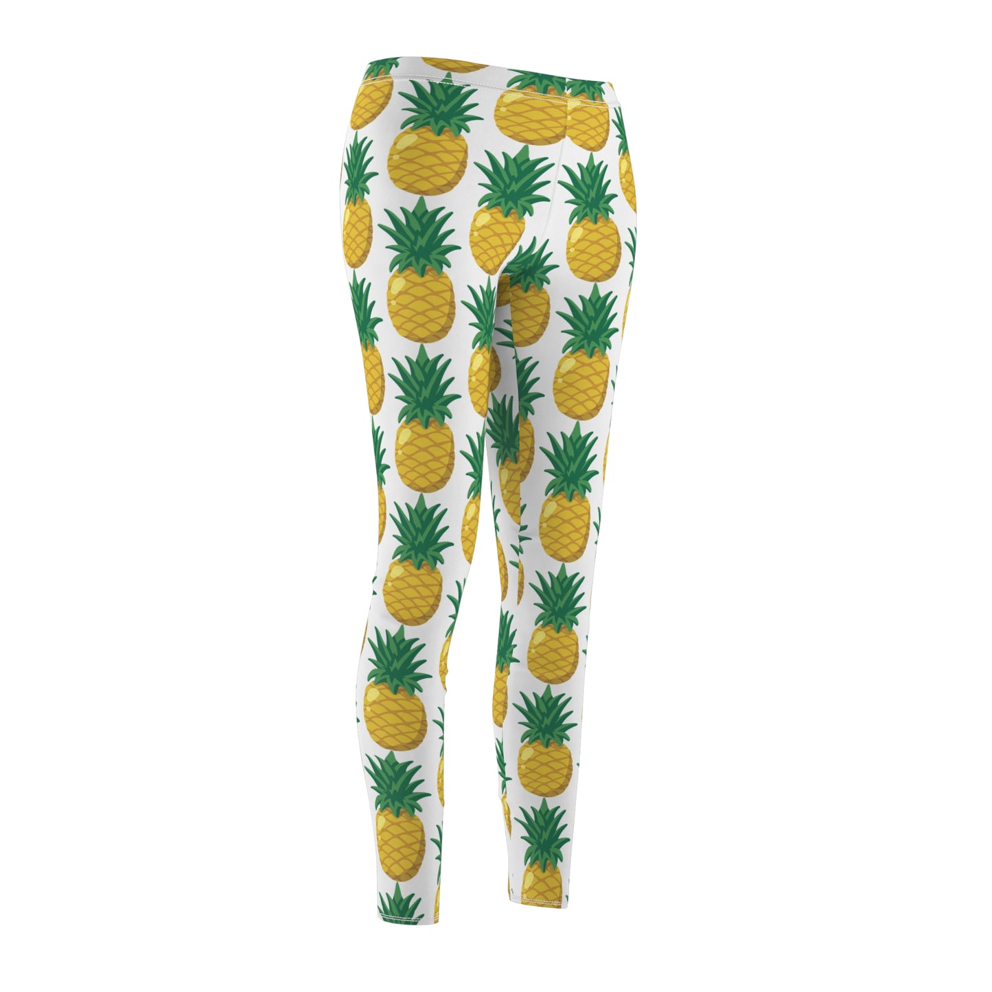 Tropical Pineapple Print Leggings