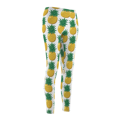 Tropical Pineapple Print Leggings