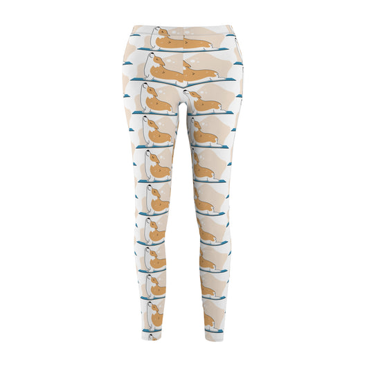 Corgi Cozy Casual Leggings
