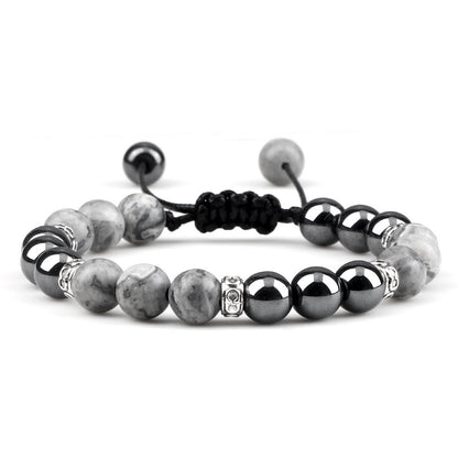 Haematite Yoga Bracelet Couple Woven Hand Strap