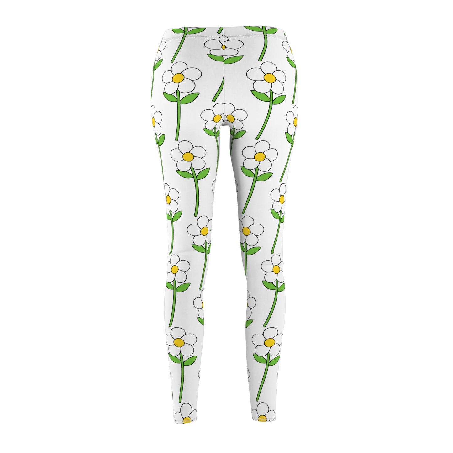 Floral Print Women's Leggings - Comfortable Casual Wear