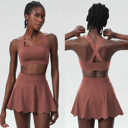 European And American Summer Tennis Suit Suit Women's Plus Size Quick-drying Lycra Sports Workout Clothes