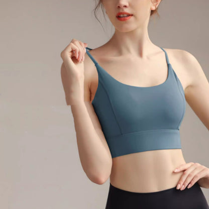 Women's Yoga Beauty Back Underwear Breathable Running Shockproof Workout Clothes Vest