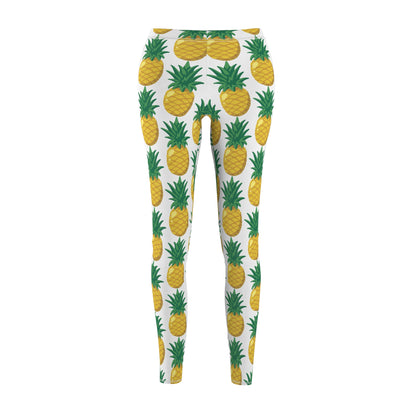 Tropical Pineapple Print Leggings