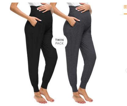 Maternity Pants Maternity Loose Casual Pants Maternity Pants Harlan Pants Maternity Pants Abdomen Ankle Tight Work Pants Yoga Pants