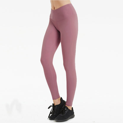 Stretch tight hip pants high waist running sweatpants