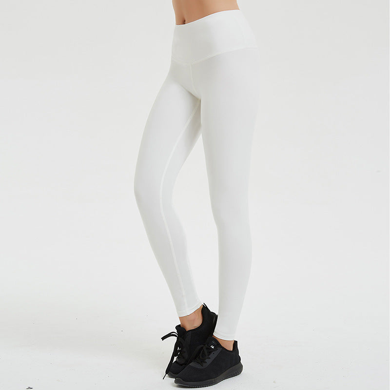 Stretch tight hip pants high waist running sweatpants