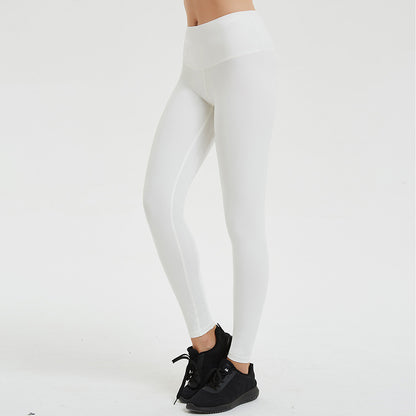 Stretch tight hip pants high waist running sweatpants