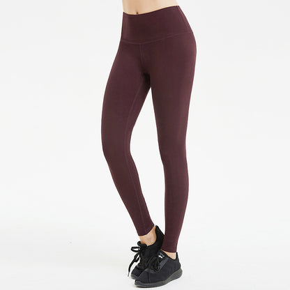 Stretch tight hip pants high waist running sweatpants