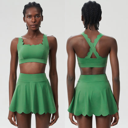 European And American Summer Tennis Suit Suit Women's Plus Size Quick-drying Lycra Sports Workout Clothes