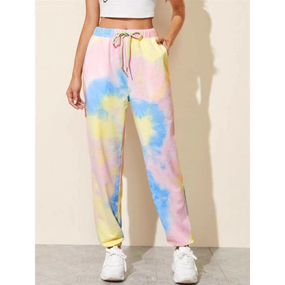 Tie-dye fashion casual pants