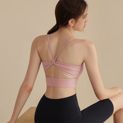 Women's Yoga Beauty Back Underwear Breathable Running Shockproof Workout Clothes Vest