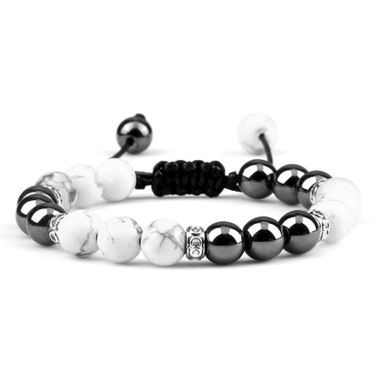 Haematite Yoga Bracelet Couple Woven Hand Strap