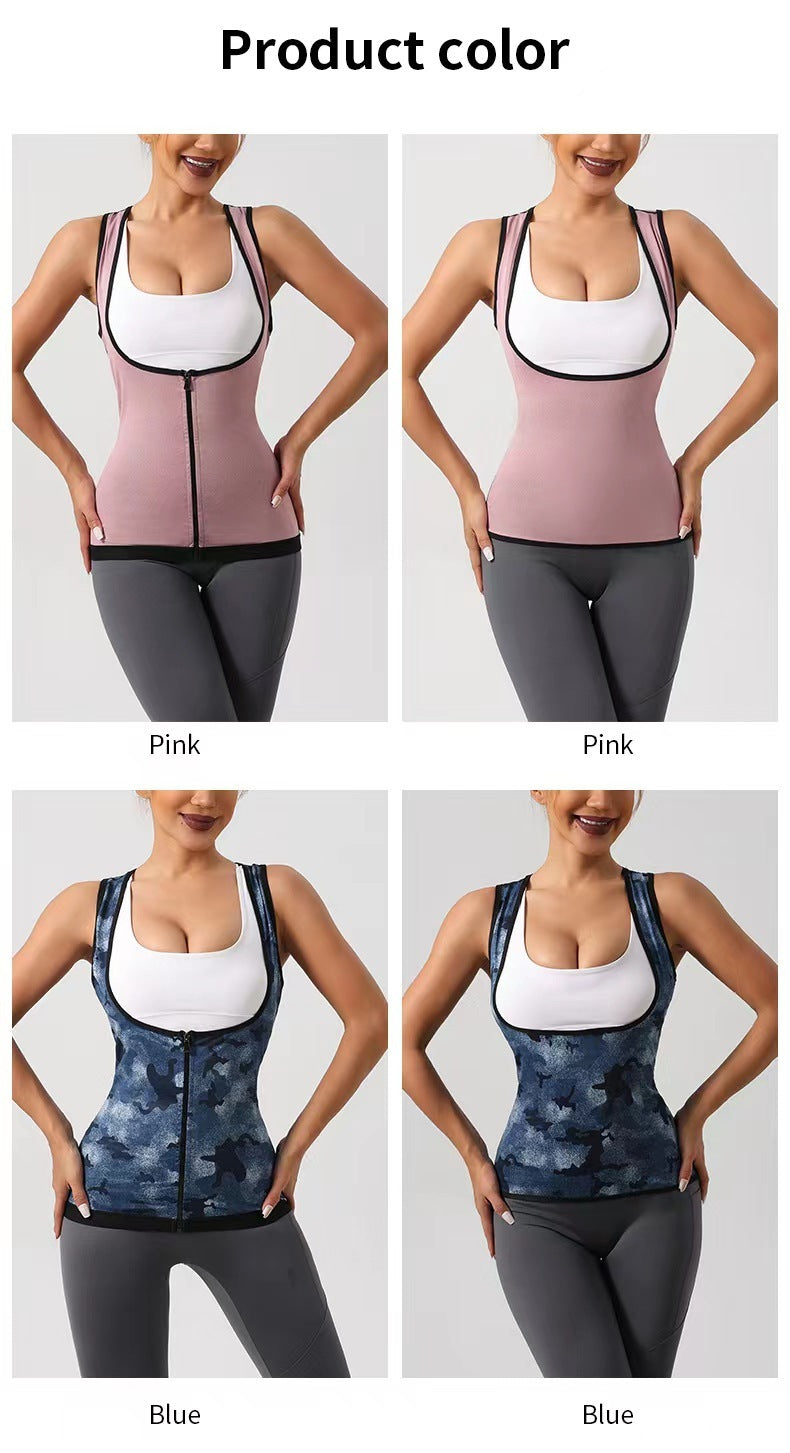 Sports Workout Sweating Clothes Women's Body Shaping Yoga Vest