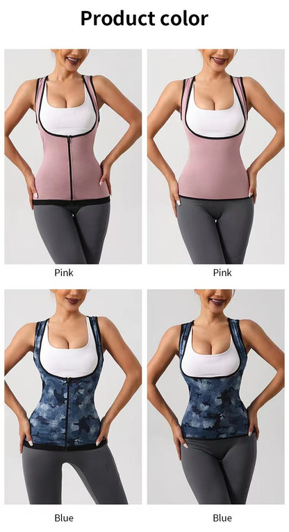 Sports Workout Sweating Clothes Women's Body Shaping Yoga Vest