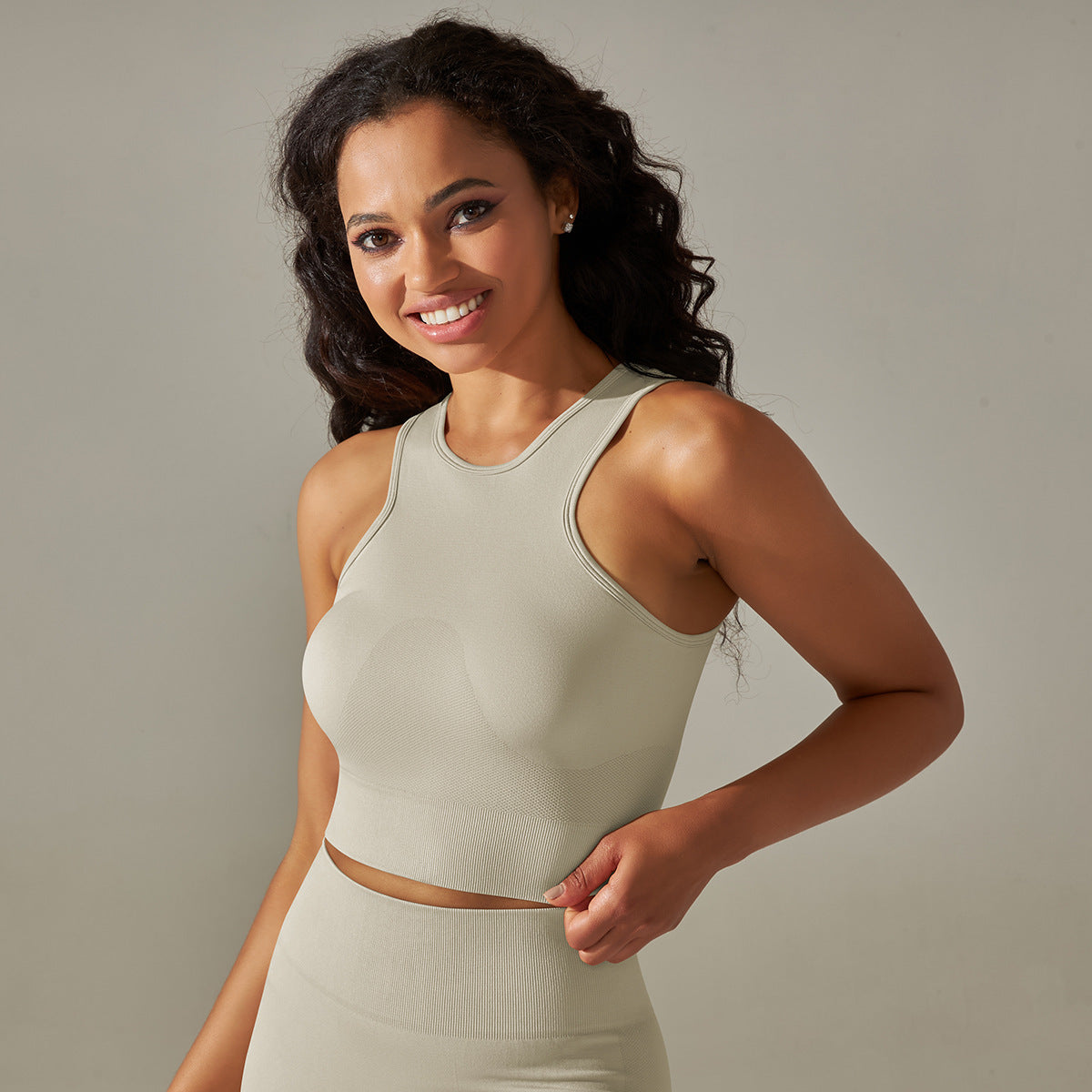 Solid Color Running Sports Workout Clothes