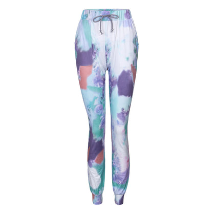 Gradient elasticated slacks