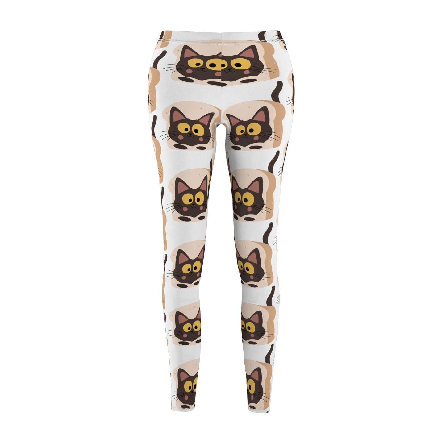 Cat Print Casual Leggings for Women