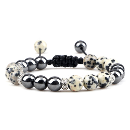 Haematite Yoga Bracelet Couple Woven Hand Strap
