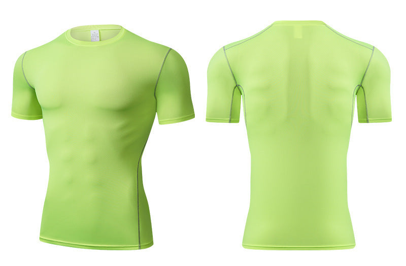 Men's Basketball Sports Tight Short-sleeved Workout Clothes