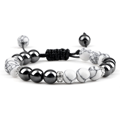 Haematite Yoga Bracelet Couple Woven Hand Strap
