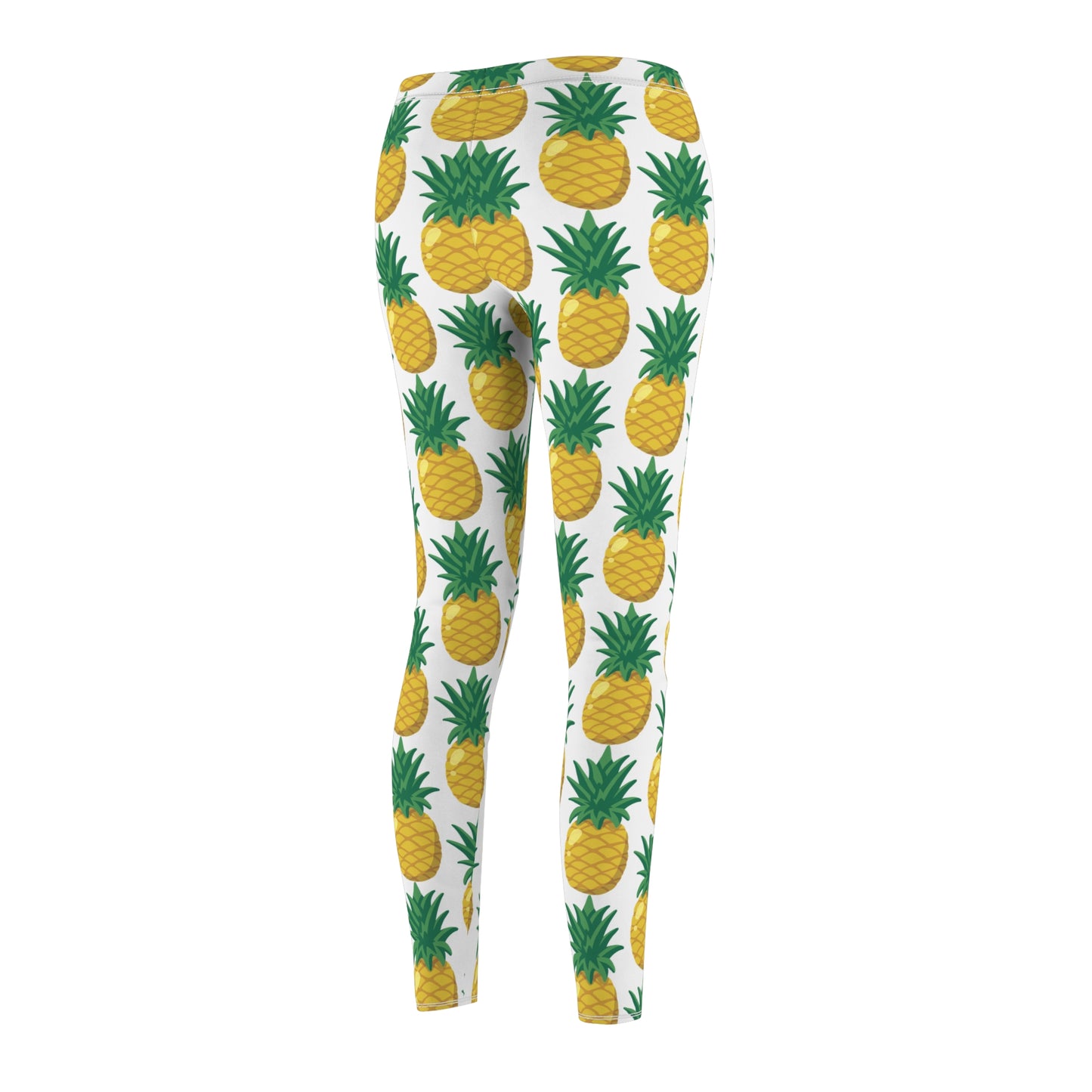 Tropical Pineapple Print Leggings