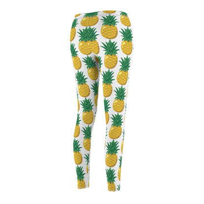 Tropical Pineapple Print Leggings