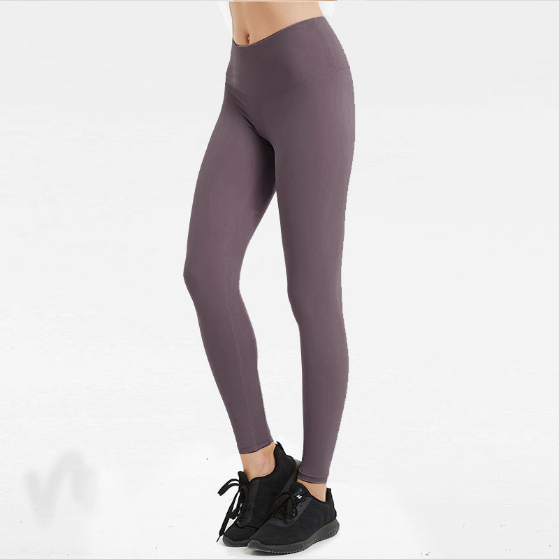 Stretch tight hip pants high waist running sweatpants
