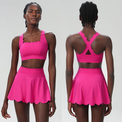 European And American Summer Tennis Suit Suit Women's Plus Size Quick-drying Lycra Sports Workout Clothes