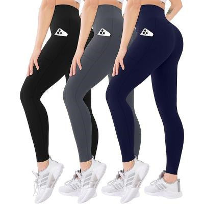 High Waist Belly Contracting Yoga Pants Soft Sports Abdominal Pants