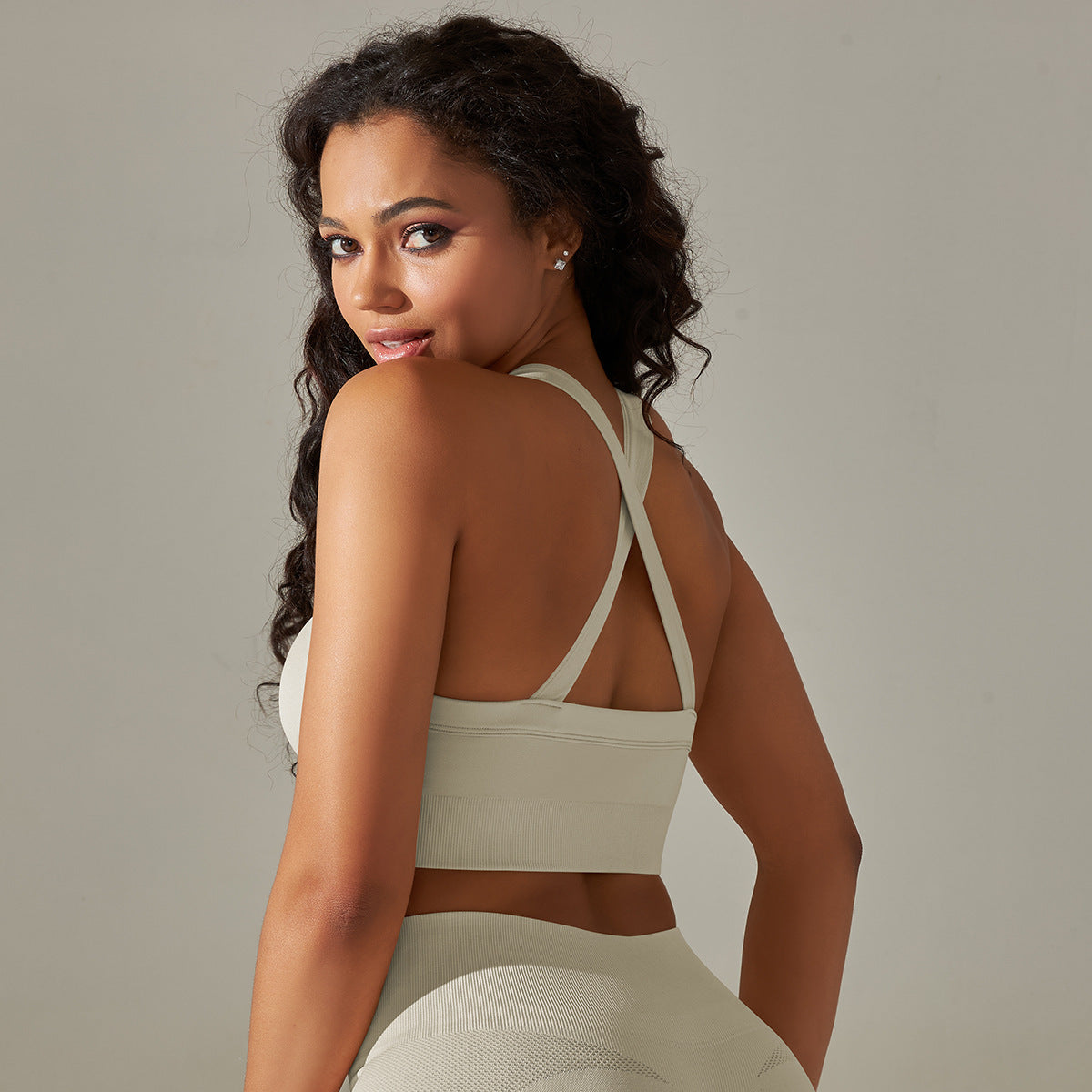 Solid Color Running Sports Workout Clothes