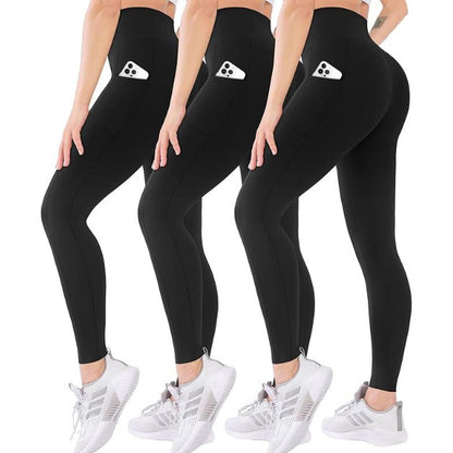 High Waist Belly Contracting Yoga Pants Soft Sports Abdominal Pants