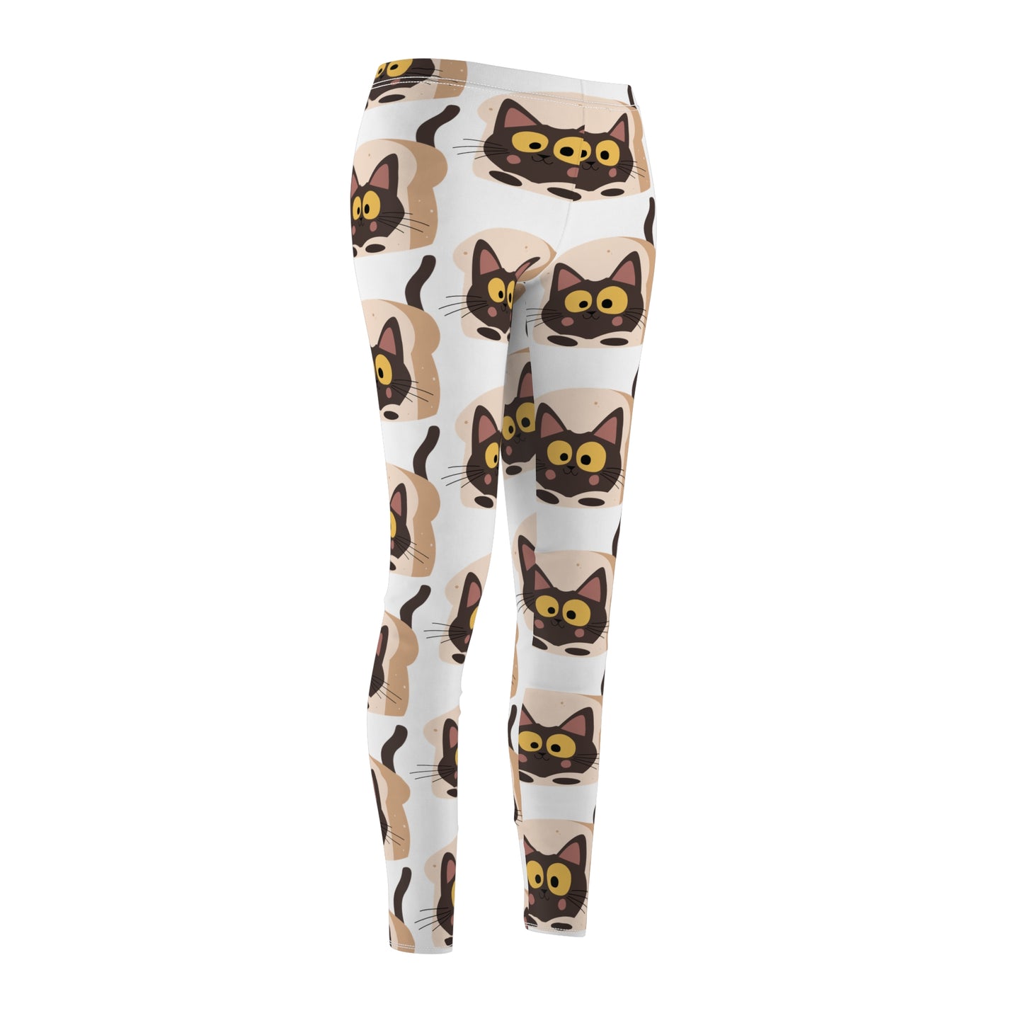 Cat Print Casual Leggings for Women
