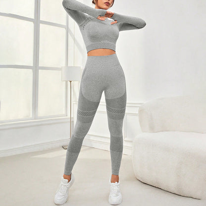Seamless Workout Clothes Outdoor Sports Suit