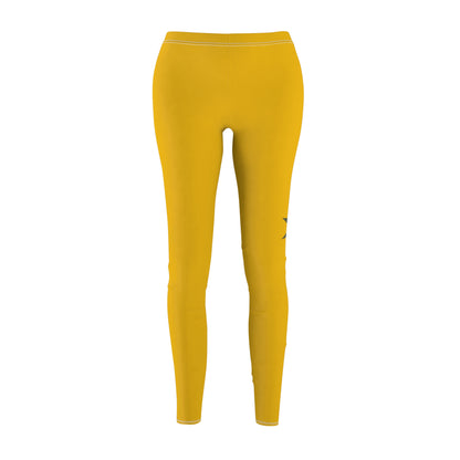 Yellow Starburst Leggings — Women's Casual AOP Leggings