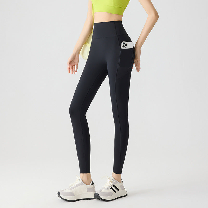 Cool Feeling Quick-drying Ultra-high Waist Abdomen Pants