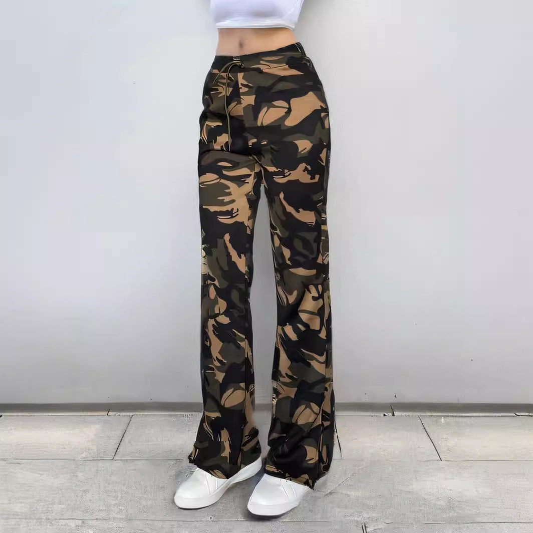 Split Trousers Street Trend Women's Casual Pants