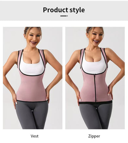 Sports Workout Sweating Clothes Women's Body Shaping Yoga Vest