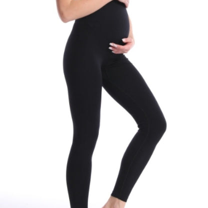 High Waist High Elastic Seamless Yoga Maternity Leggings Multicolor